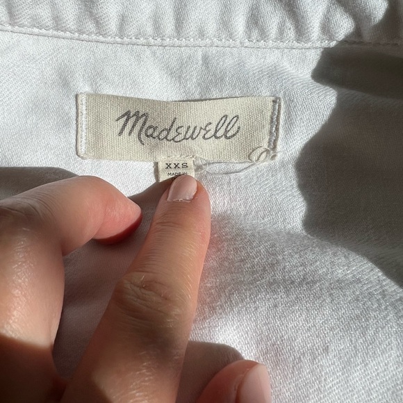 Madewell button down xxs - Picture 3 of 3